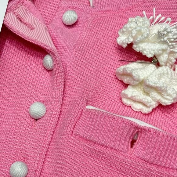 Self-Portrait2025 new pink knitted dress - Picture 4 of 8